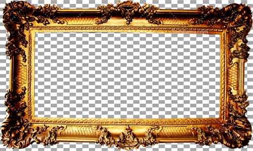 تصویر با کیفیت  قاب سلطنتی چوبی